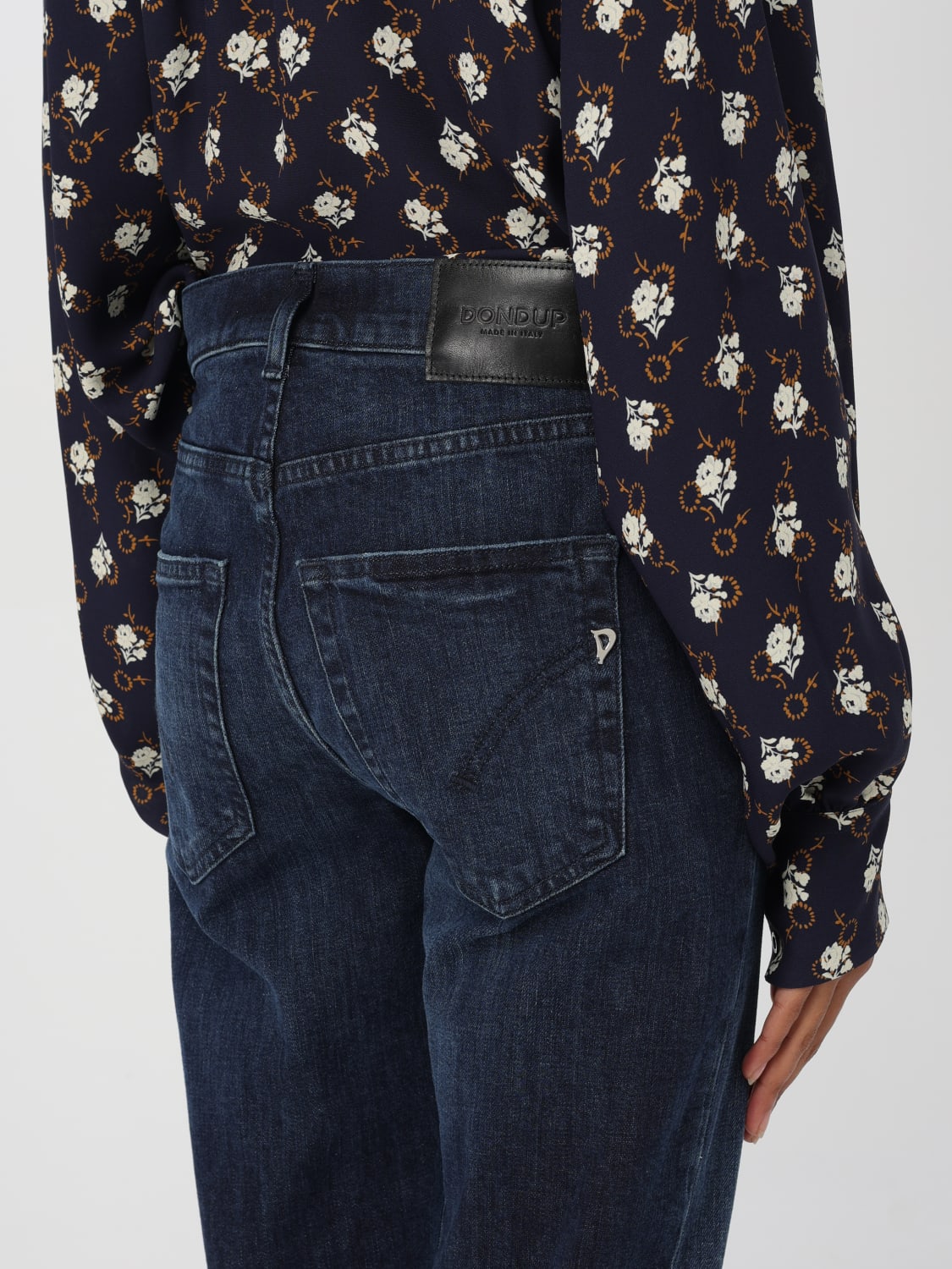 DONDUP JEANS: Jeans Dondup in denim di cotone , Blue - Img 4