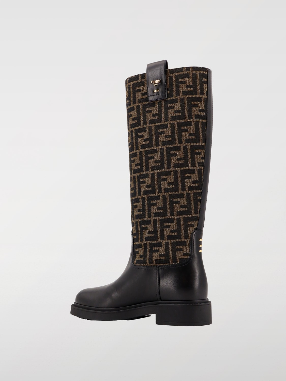 FENDI BOOTS: Boots woman Fendi, Black - Img 3