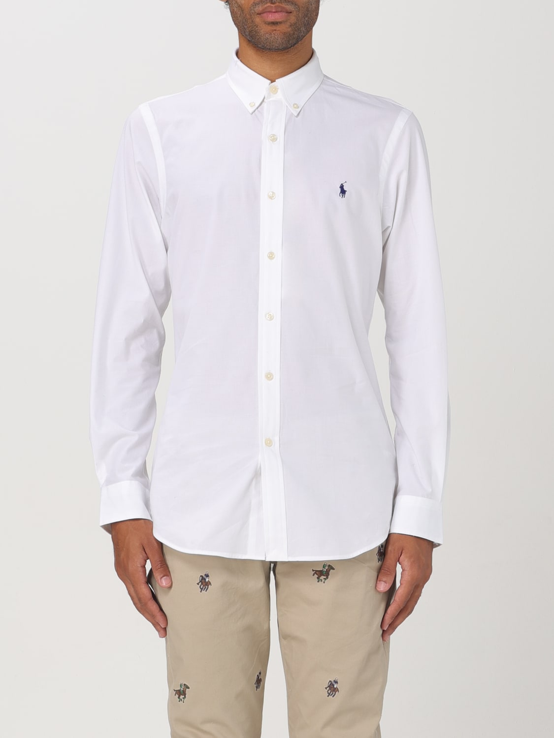 POLO RALPH LAUREN SHIRT: Shirt men Polo Ralph Lauren, White - Img 1