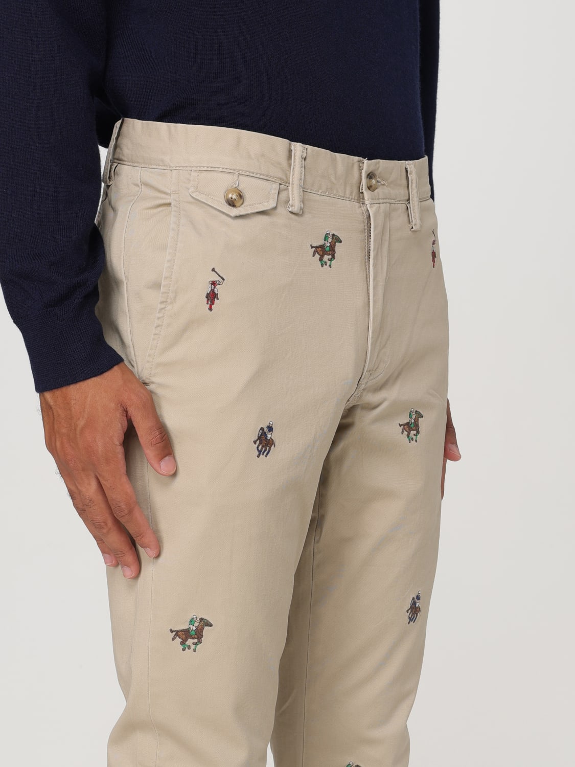 POLO RALPH LAUREN PANTS: Pants men Polo Ralph Lauren, Beige - Img 3