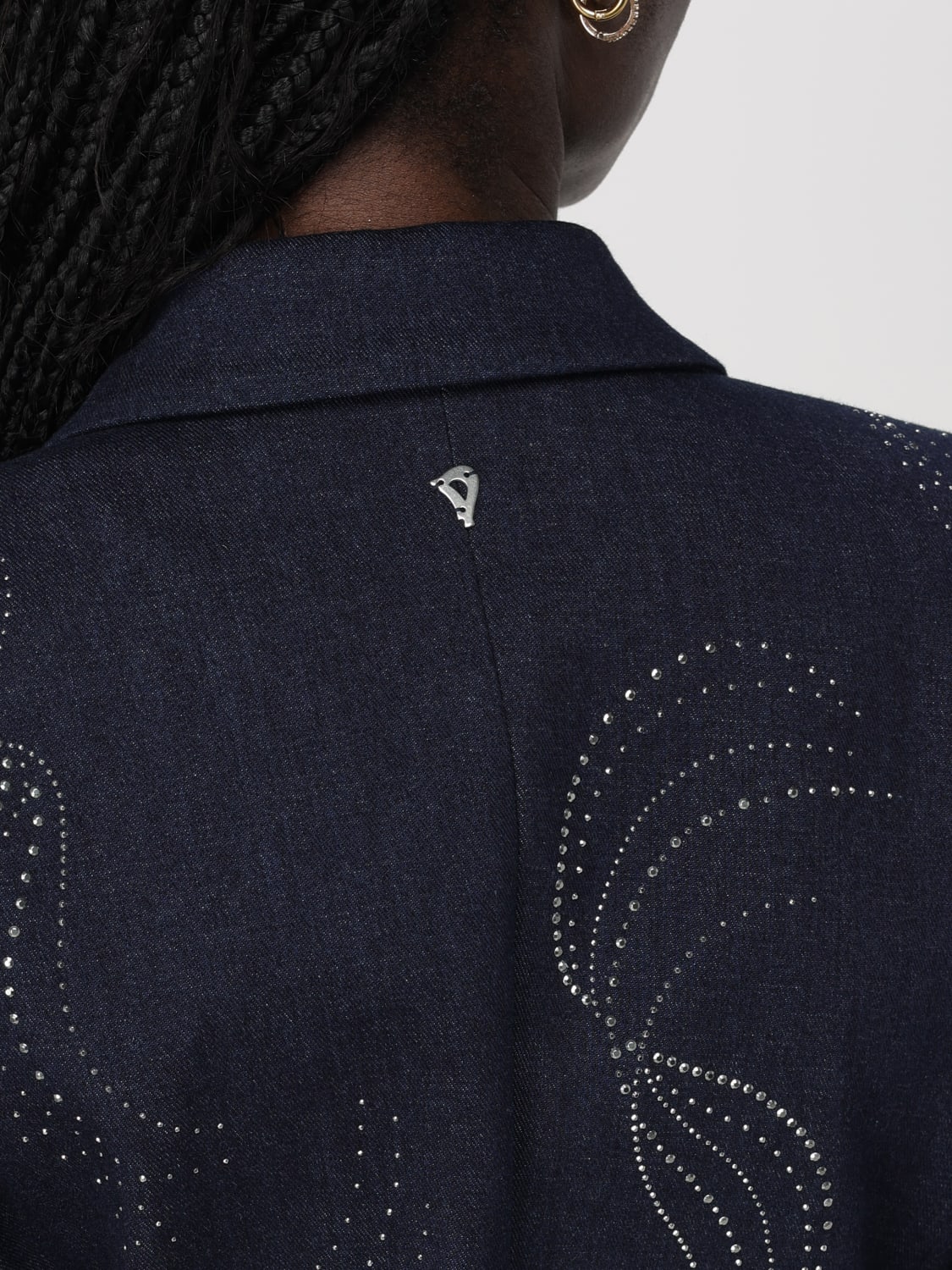 アウターその他 DONDUP Woman Blazer Blue DJ441DS0345DHX2W 800 Dondup Outlet: Jacket woman - Blue | Dondup blazer