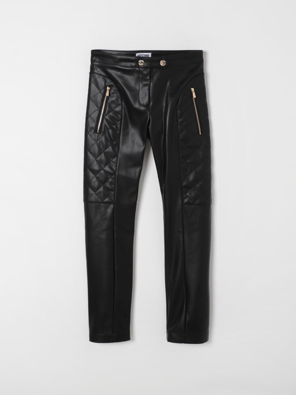 MOSCHINO PANTS: Pants kids Moschino, Black - Img 1