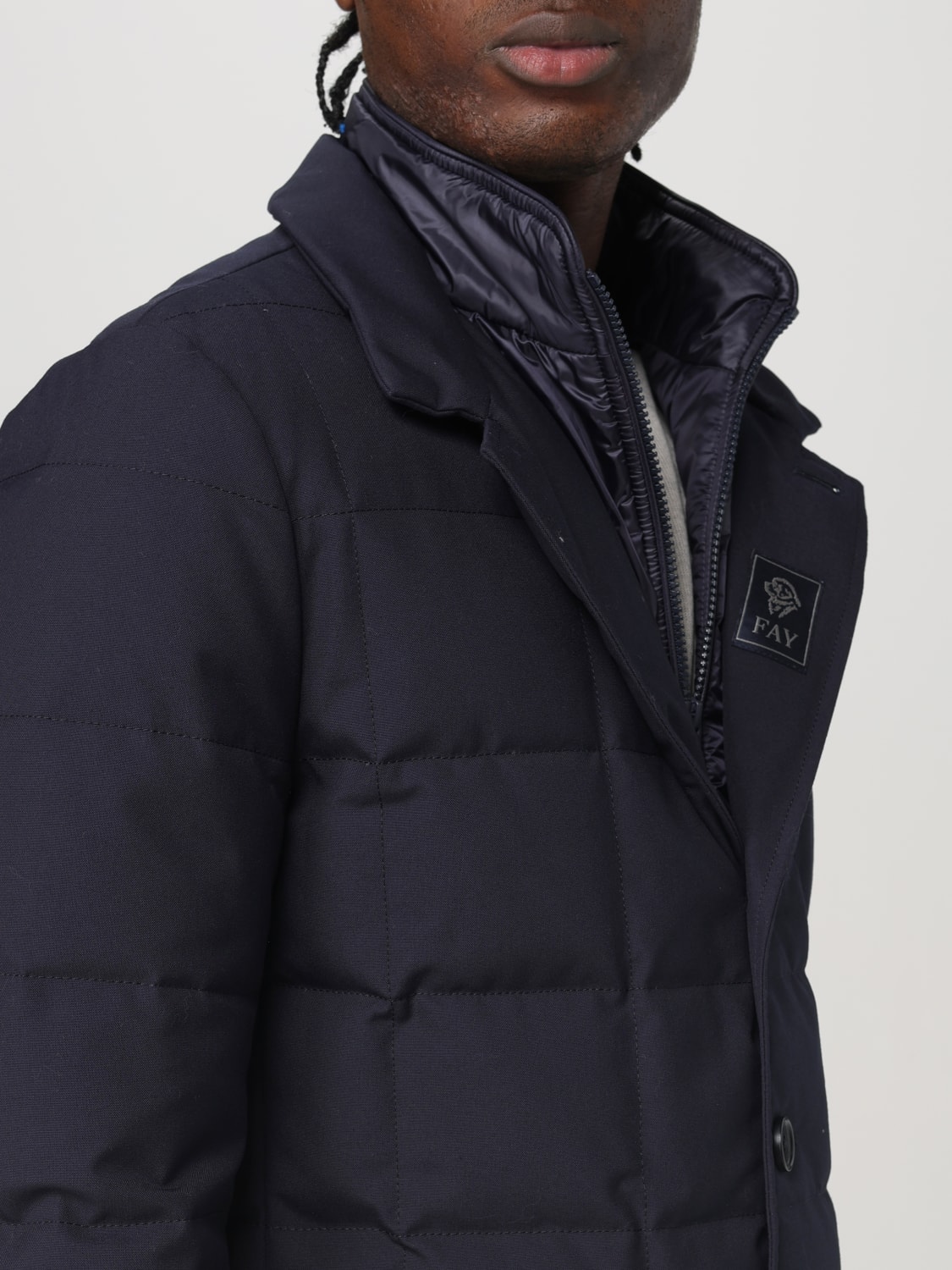 FAY JACKET: Fay men's jacket, Blue - Img 4