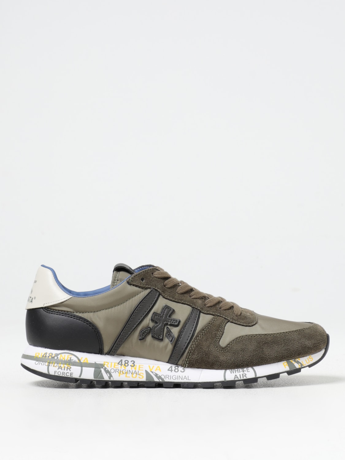 Giglio Sneakers Eric Premiata in camoscio e nylon