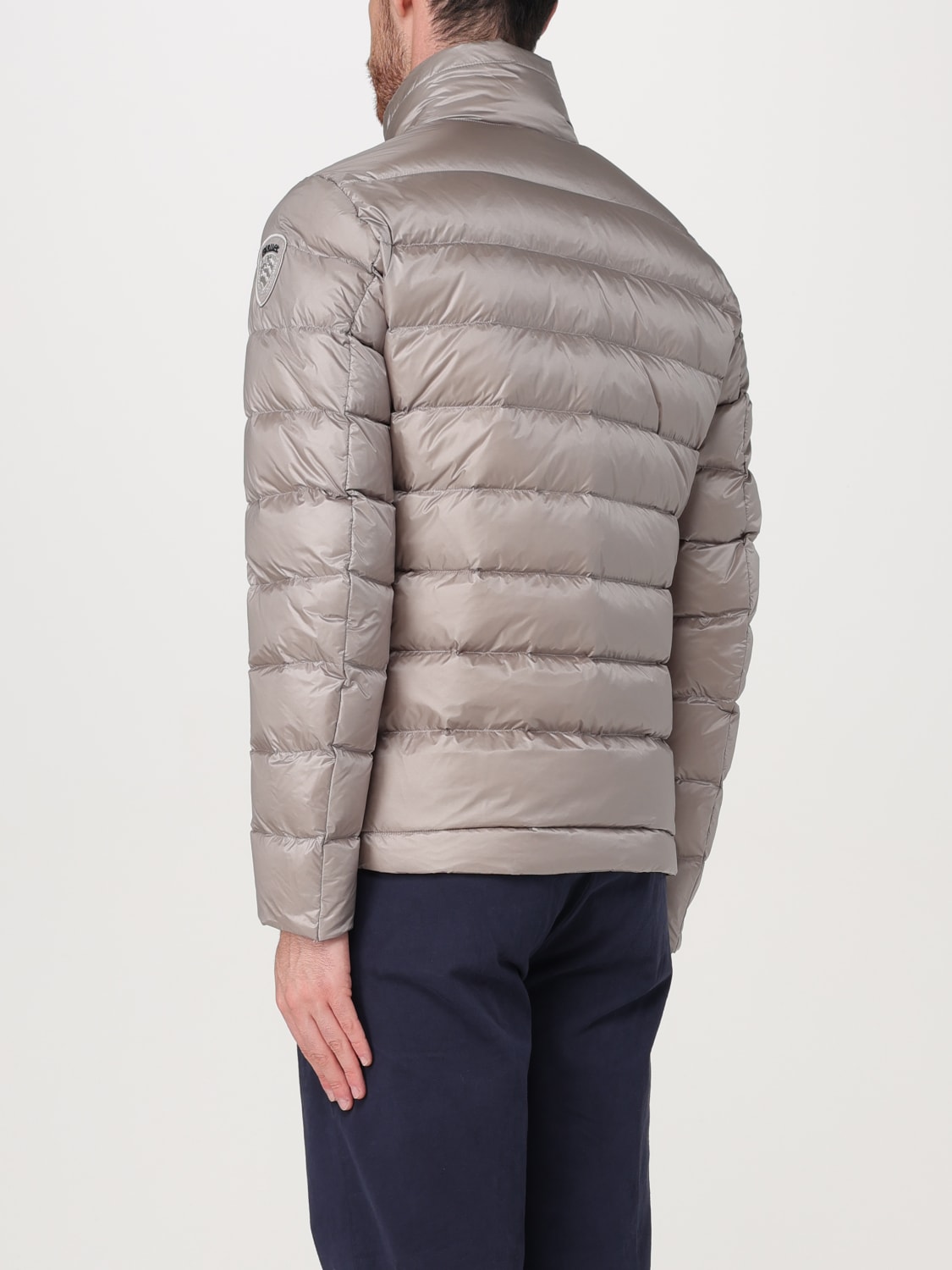 BLAUER GIACCA: Giubbotto Blauer in nylon , Grigio - Img 2