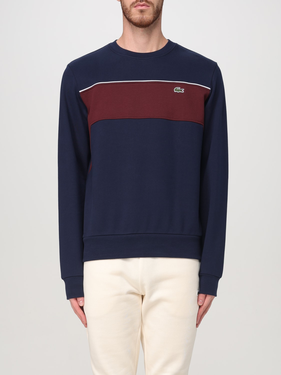 LACOSTE SWEATSHIRT: Sweatshirt men Lacoste, Navy - Img 1