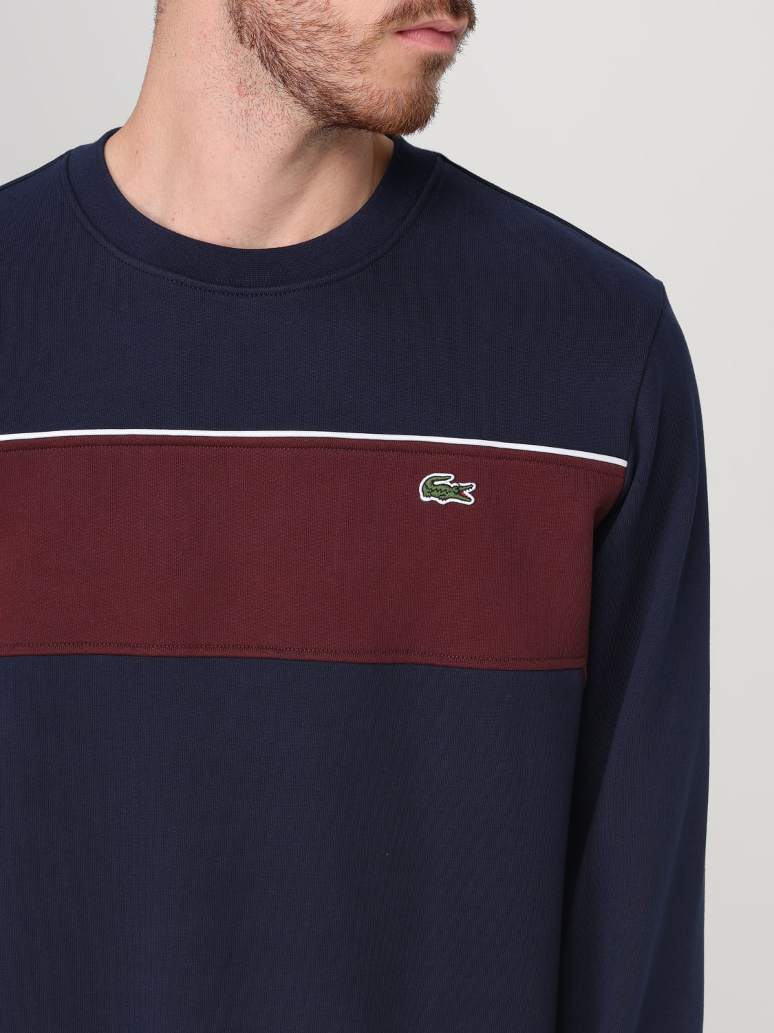 LACOSTE SWEATSHIRT: Sweatshirt men Lacoste, Navy - Img 3