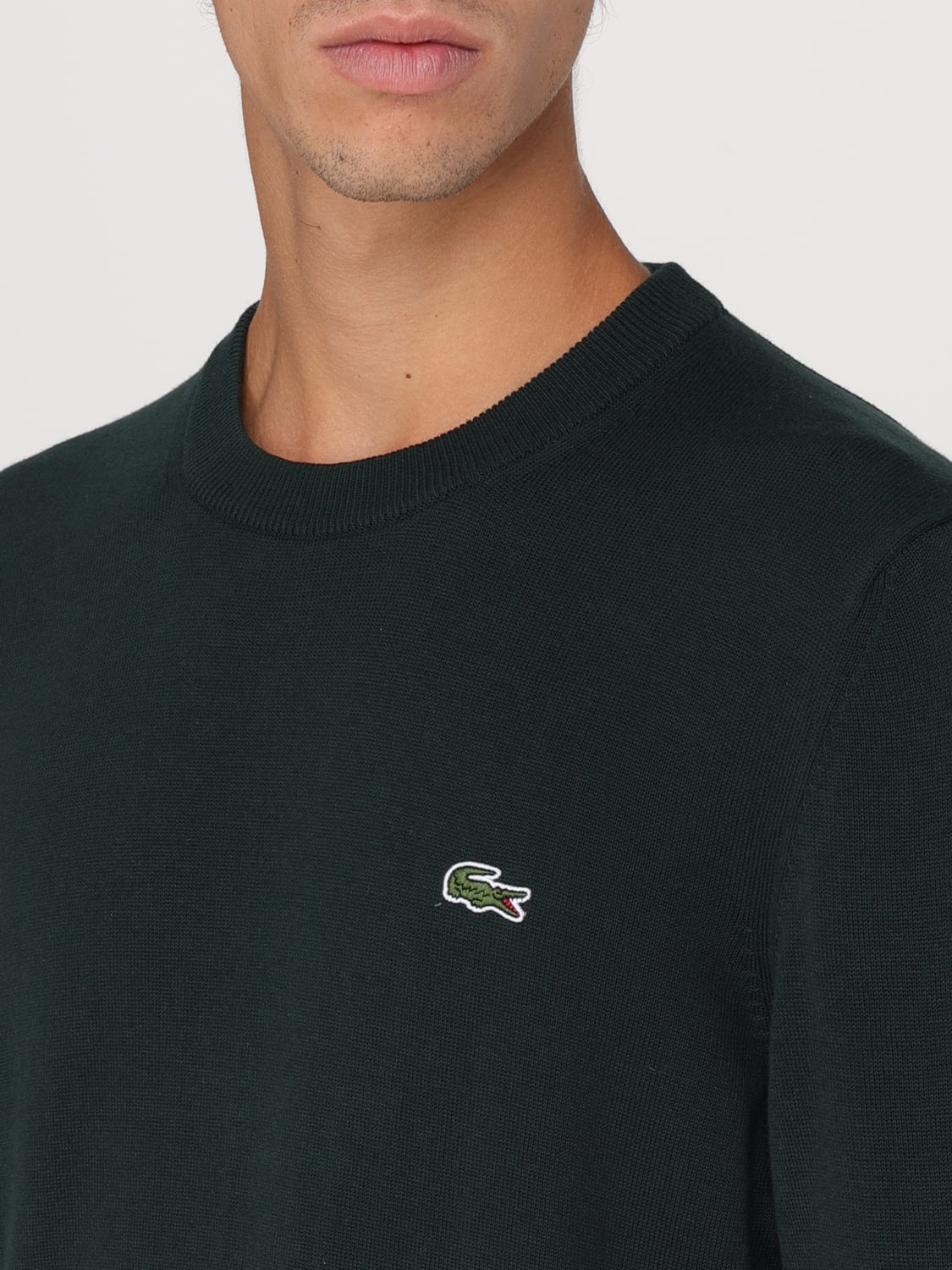 LACOSTE SWEATER: Sweater men Lacoste, Green - Img 3