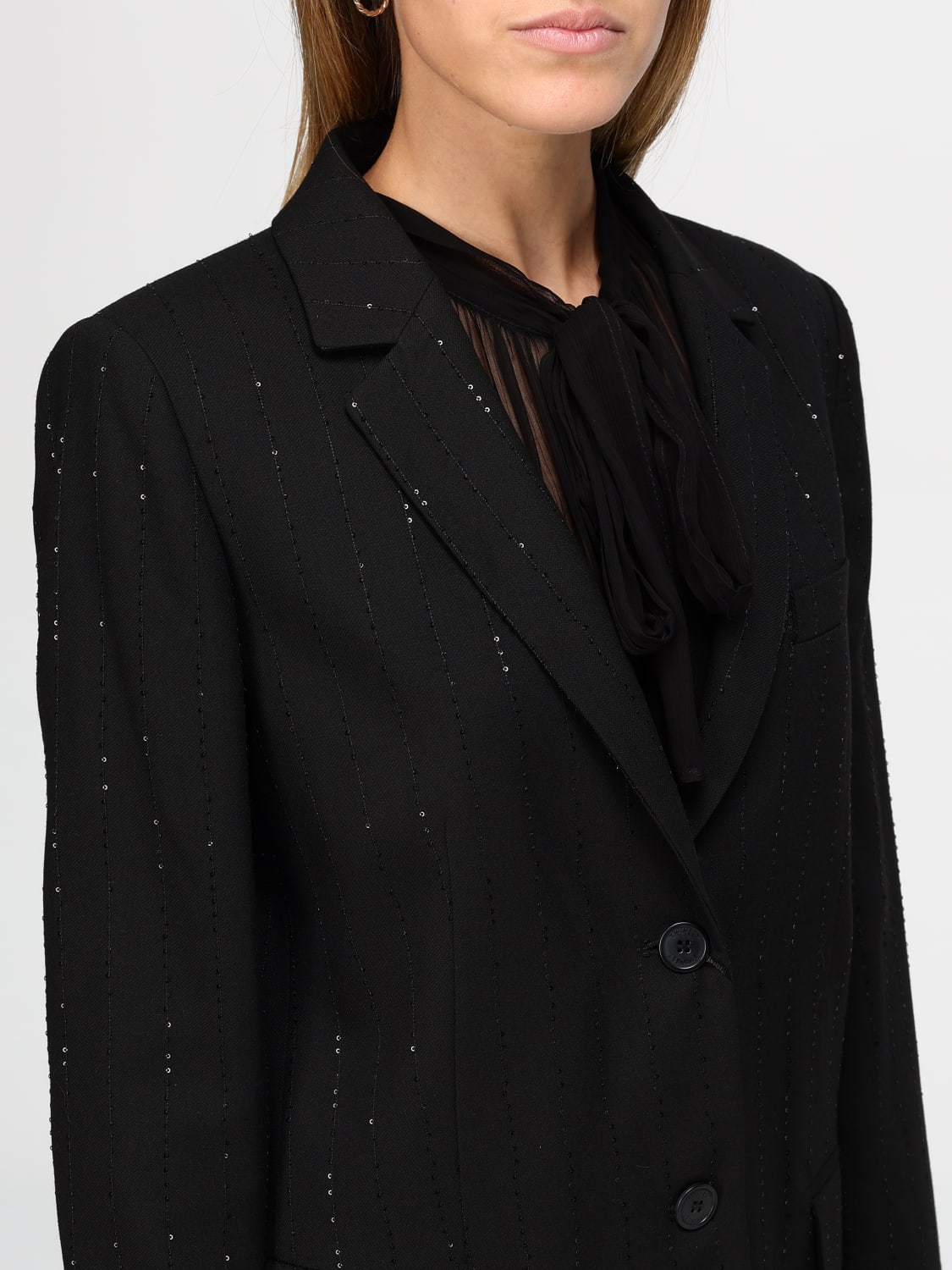 TWINSET BLAZER: Blazer woman Twinset, Black - Img 4