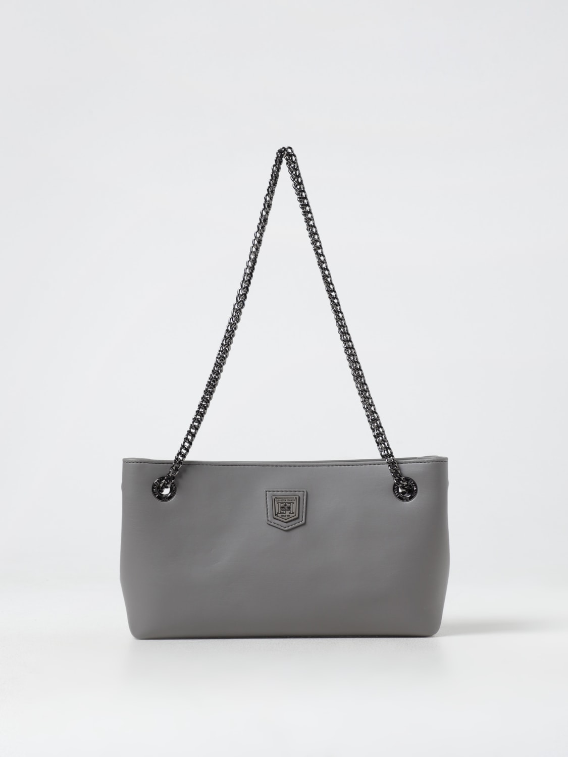 ELISABETTA FRANCHI SCHULTERTASCHE: Schultertasche damen Elisabetta Franchi, Grau - Img 1