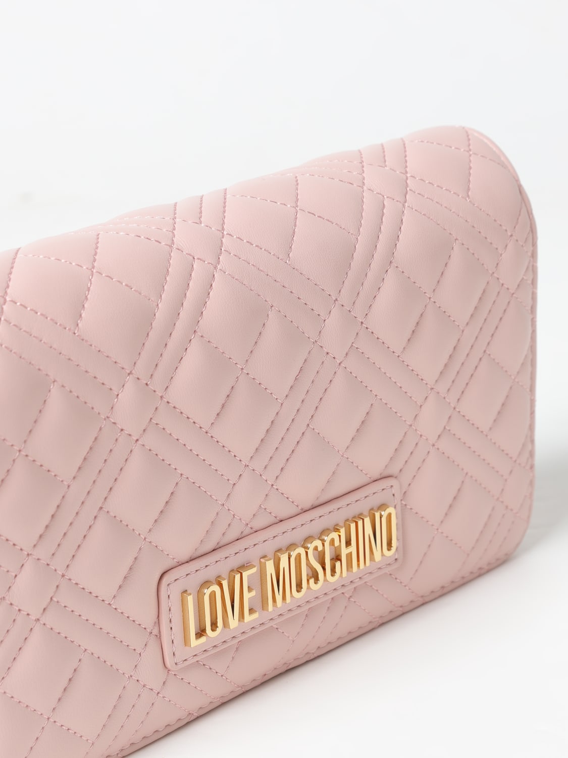 LOVE MOSCHINO MINI BAG: Shoulder bag woman Love Moschino, Dust - Img 3