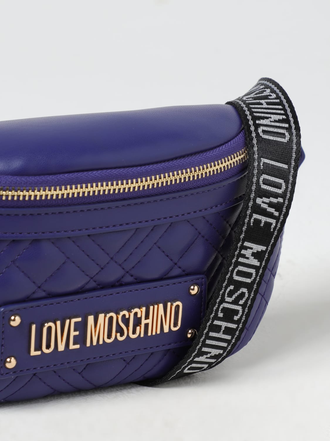 LOVE MOSCHINO RIÑONERAS: Riñoneras mujer Love Moschino, Azul Oscuro - Img 3