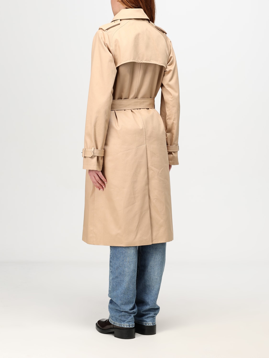 A.P.C.：トレンチコート レディース - ベージュ | GIGLIO.COM