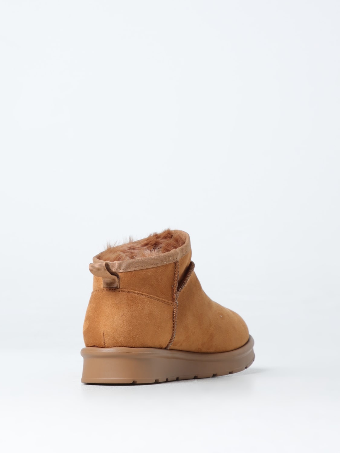 LOVE MOSCHINO BOOTS: Boots woman Love Moschino, Brown - Img 3