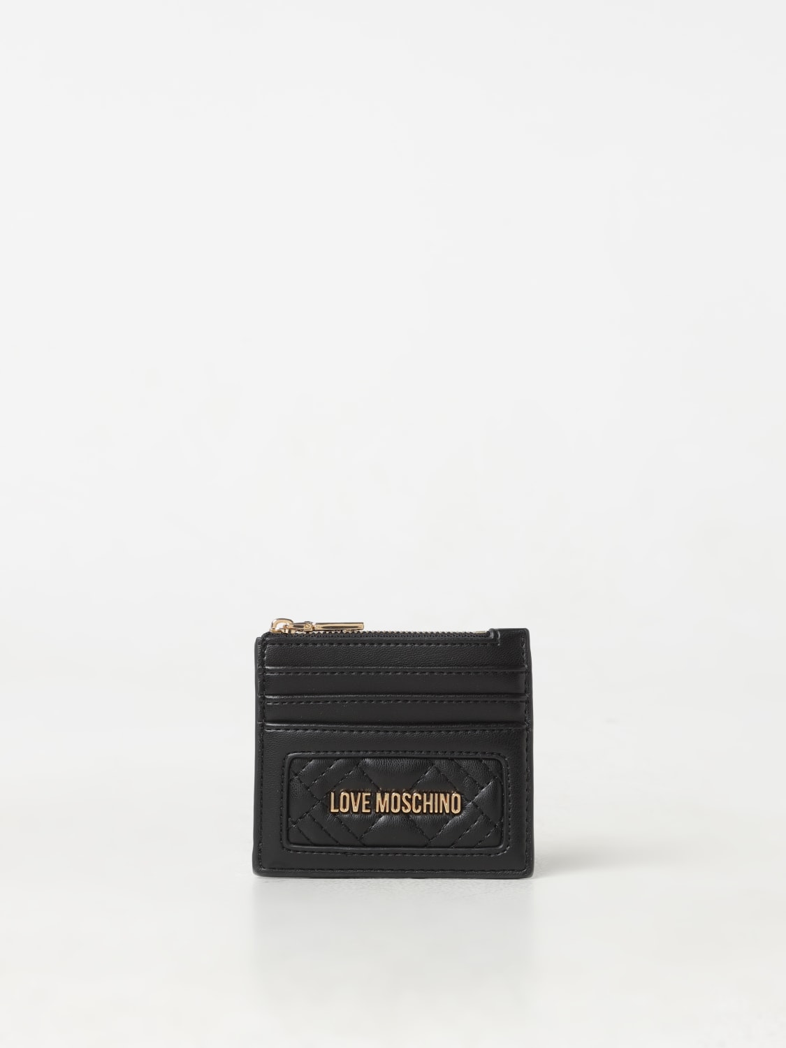 LOVE MOSCHINO WALLET: Wallet woman Love Moschino, Black - Img 1