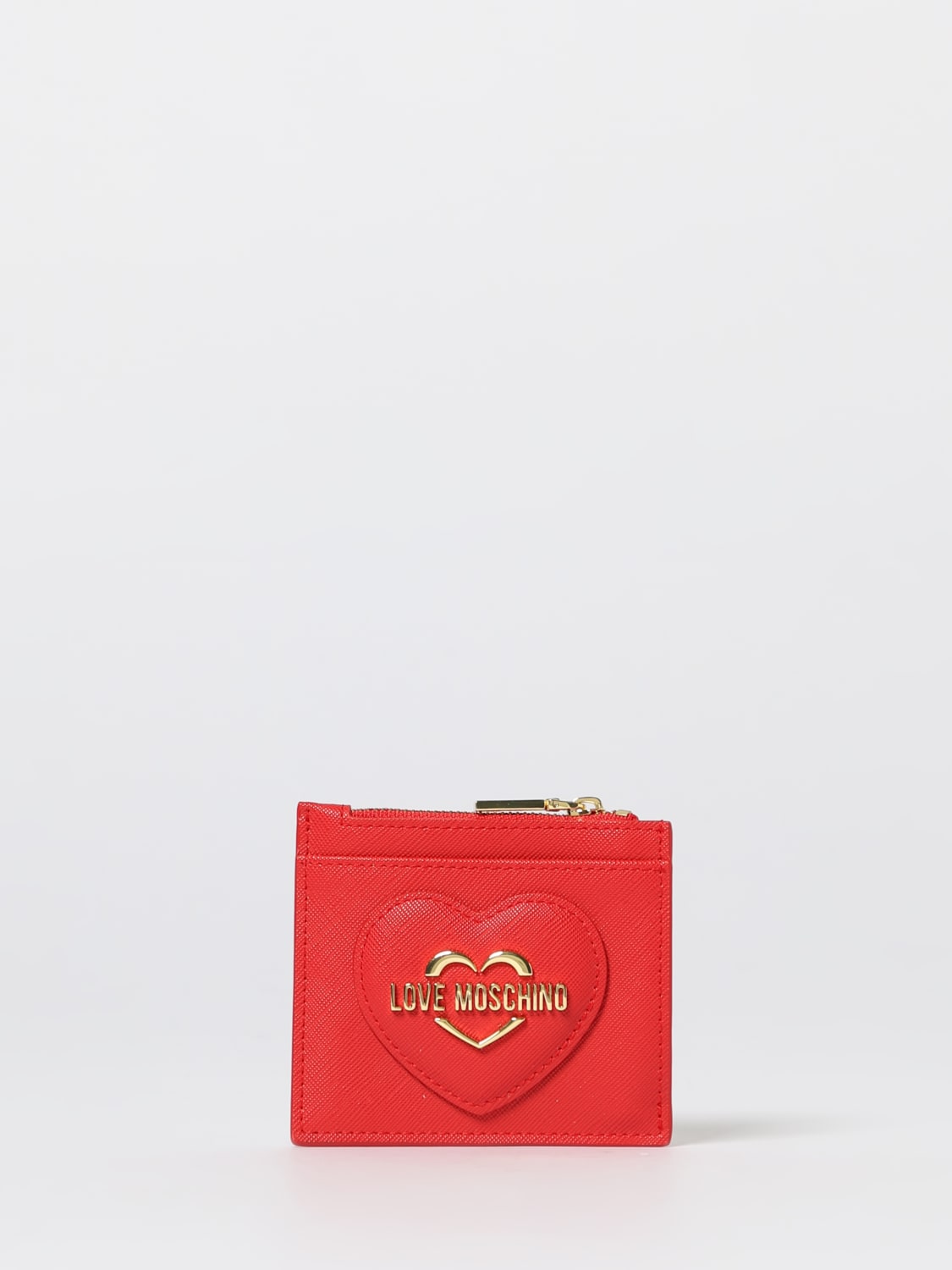 LOVE MOSCHINO WALLET: Wallet woman Love Moschino, Red - Img 1