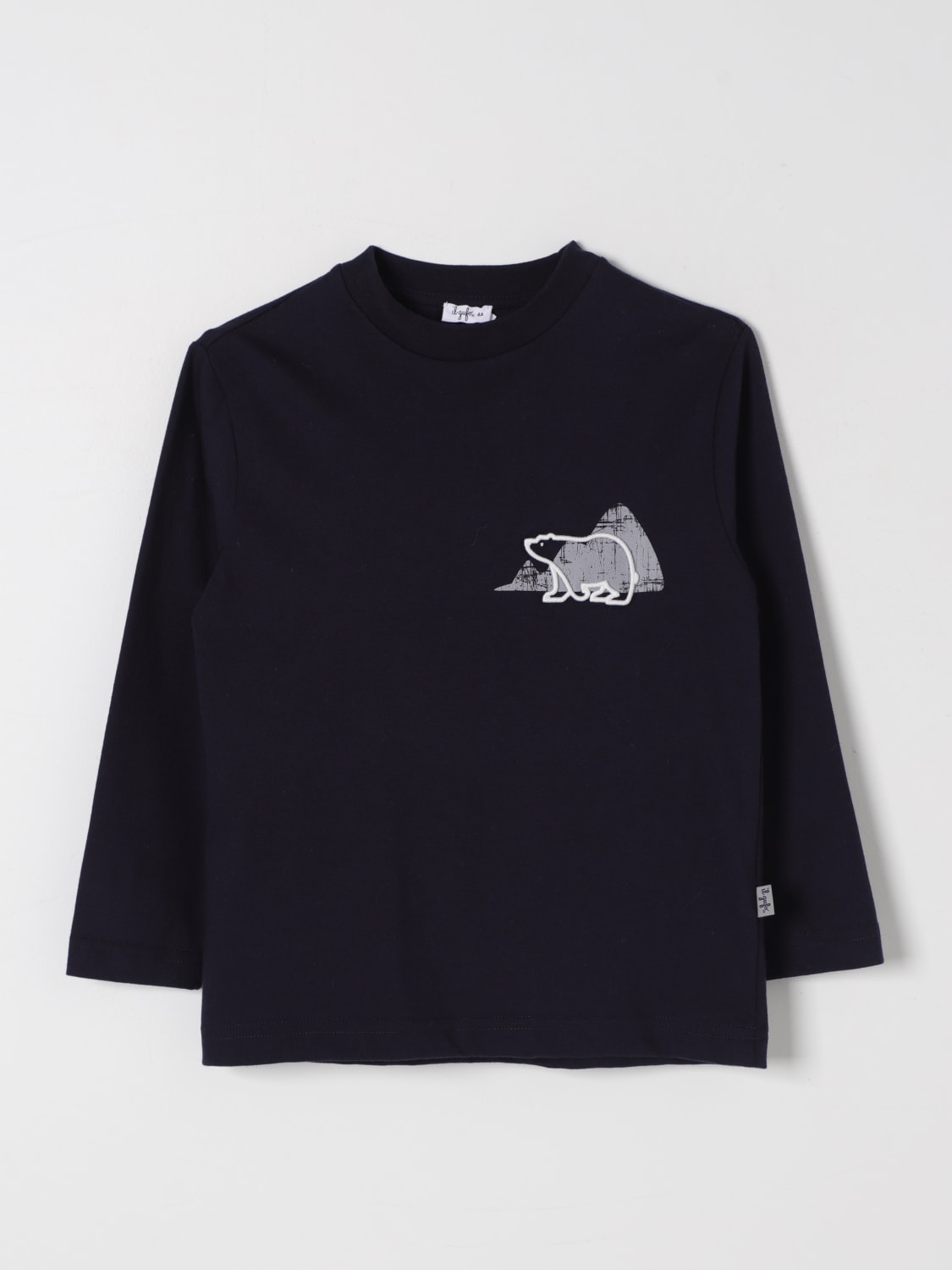 IL GUFO CAMISETA: Camiseta niños Il Gufo, Azul Oscuro - Img 1