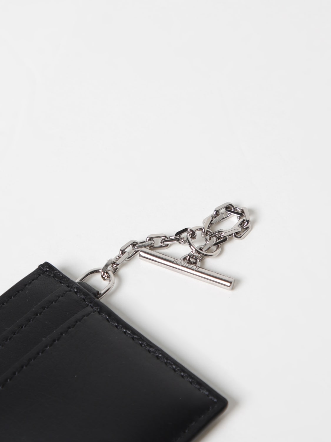 MCQUEEN WALLET: Wallet woman McQueen, Black - Img 3