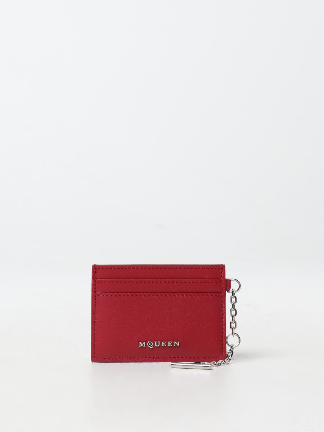 財布・小物その他 ALEXANDER MCQUEEN Woman Wallet Red 8044341T1AN 6820 MCQUEEN:財布 レディース - レッド | GIGLIO.COMオンラインの