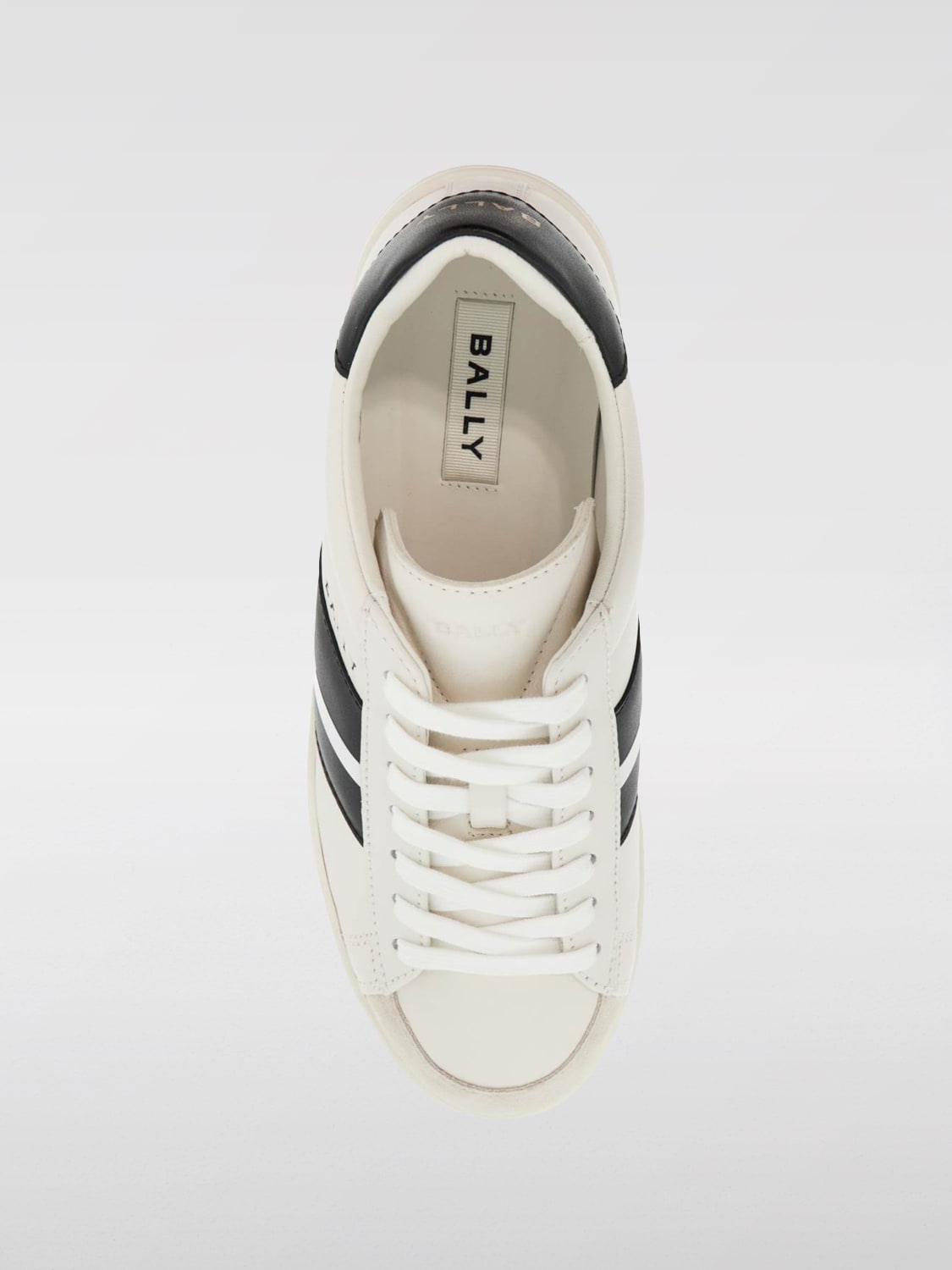 BALLY SNEAKERS: Sneakers Bally in pelle, Bianco 1 - Img 4