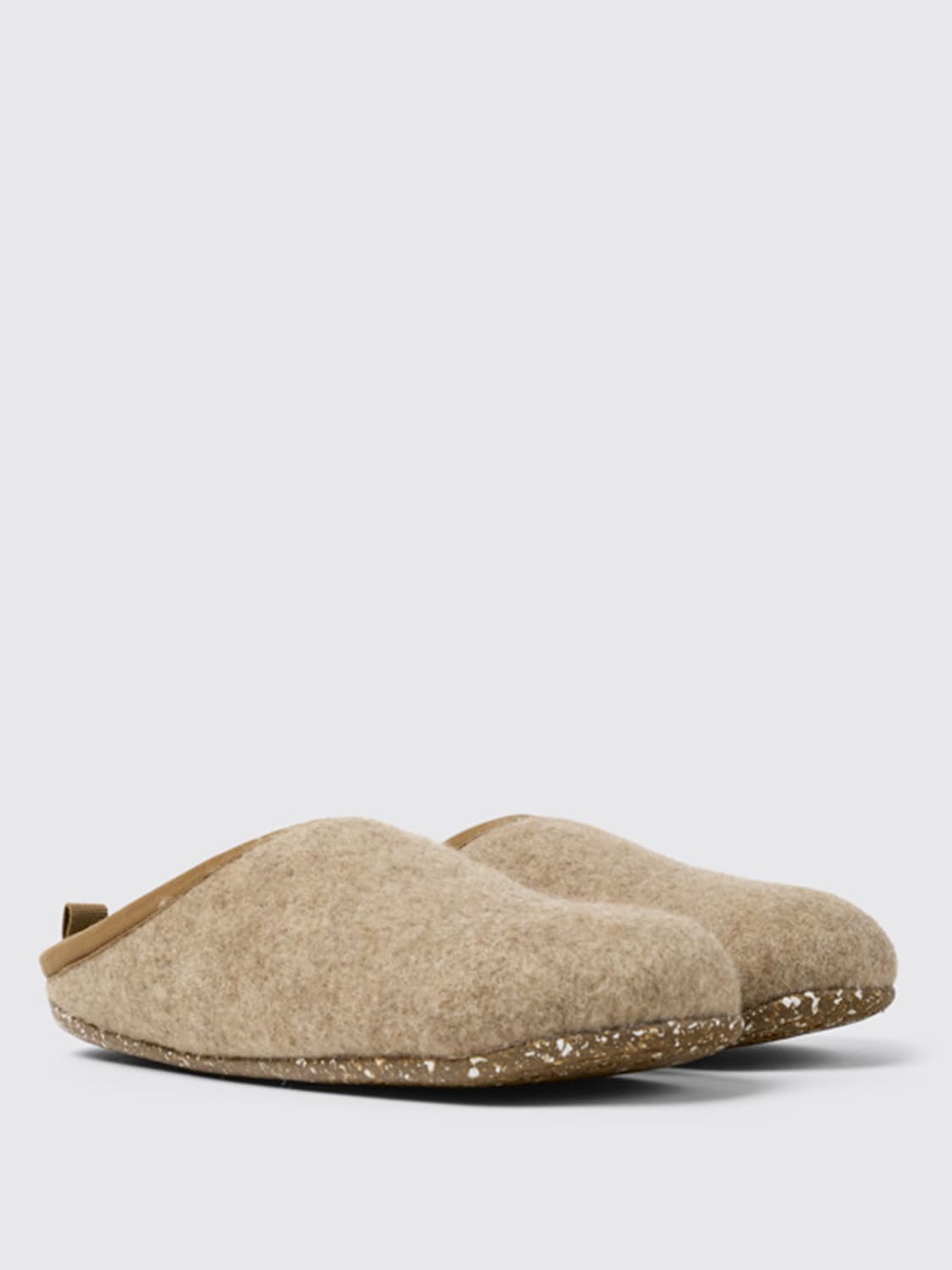 シューズ・サンダルその他 CAMPER Woman Shoes Brown 20889-142 WABI 0 WABI Brown Slippers for Women - Spring/Summer collection