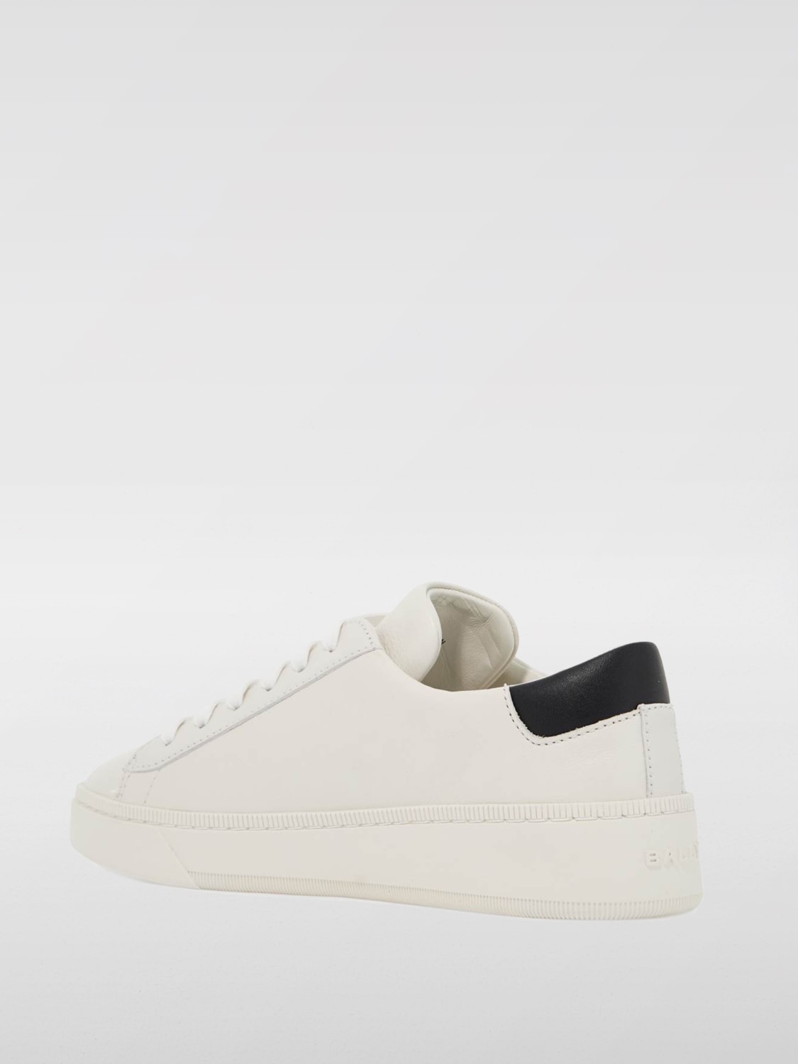 BALLY SNEAKERS: Sneakers Bally in pelle, Bianco - Img 2