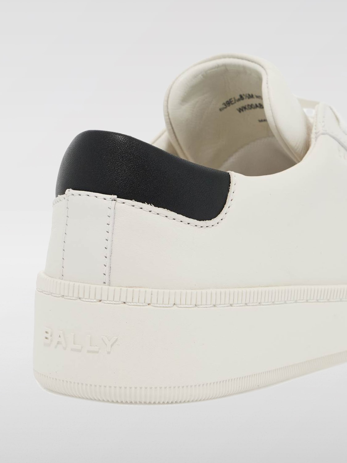 BALLY SNEAKERS: Sneakers Bally in pelle, Bianco - Img 3