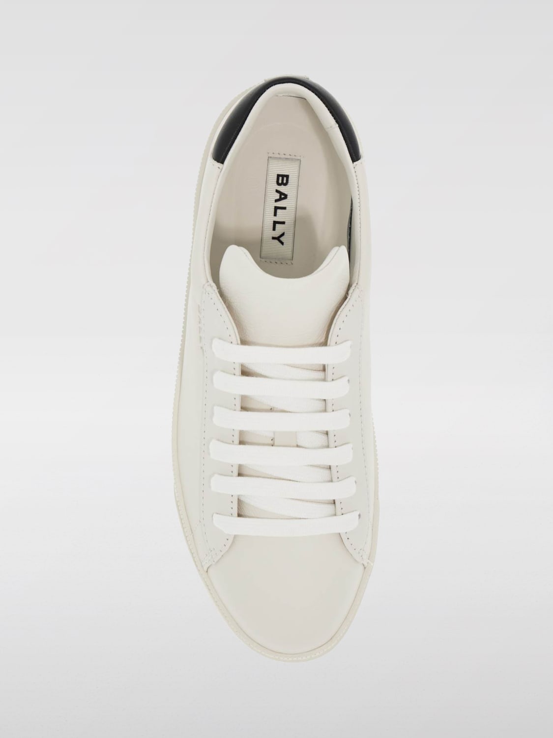 BALLY SNEAKERS: Sneakers Bally in pelle, Bianco - Img 4