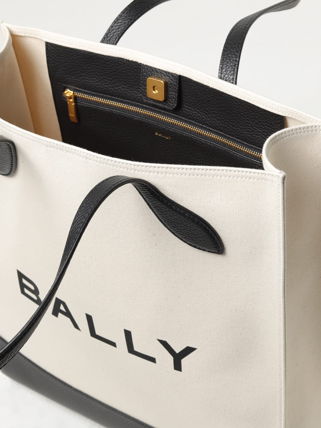 BALLY 토트백: 토트백 여성 Bally, 내추럴 - Img 4