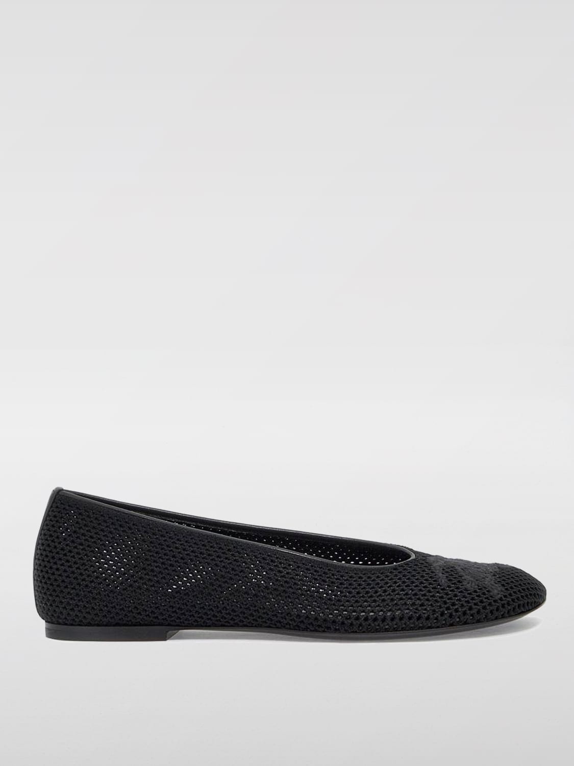 BURBERRY FLAT SHOES: Flat shoes woman Burberry, Black - Img 1