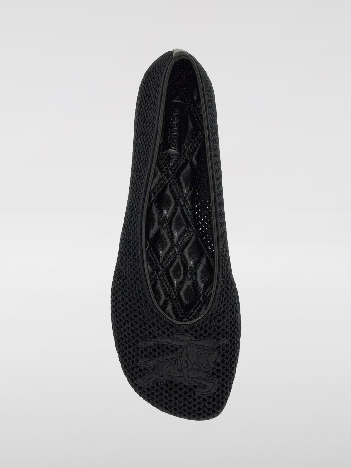 BURBERRY FLAT SHOES: Flat shoes woman Burberry, Black - Img 3