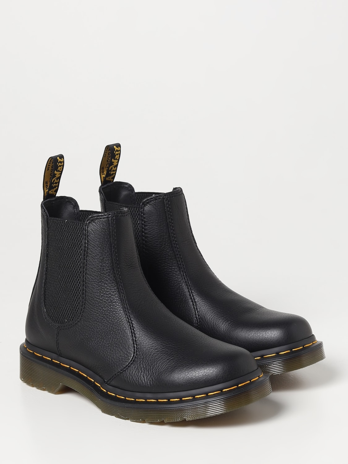 DR. MARTENS FLACHE STIEFELETTEN: Stiefel damen Dr. Martens, Schwarz - Img 2