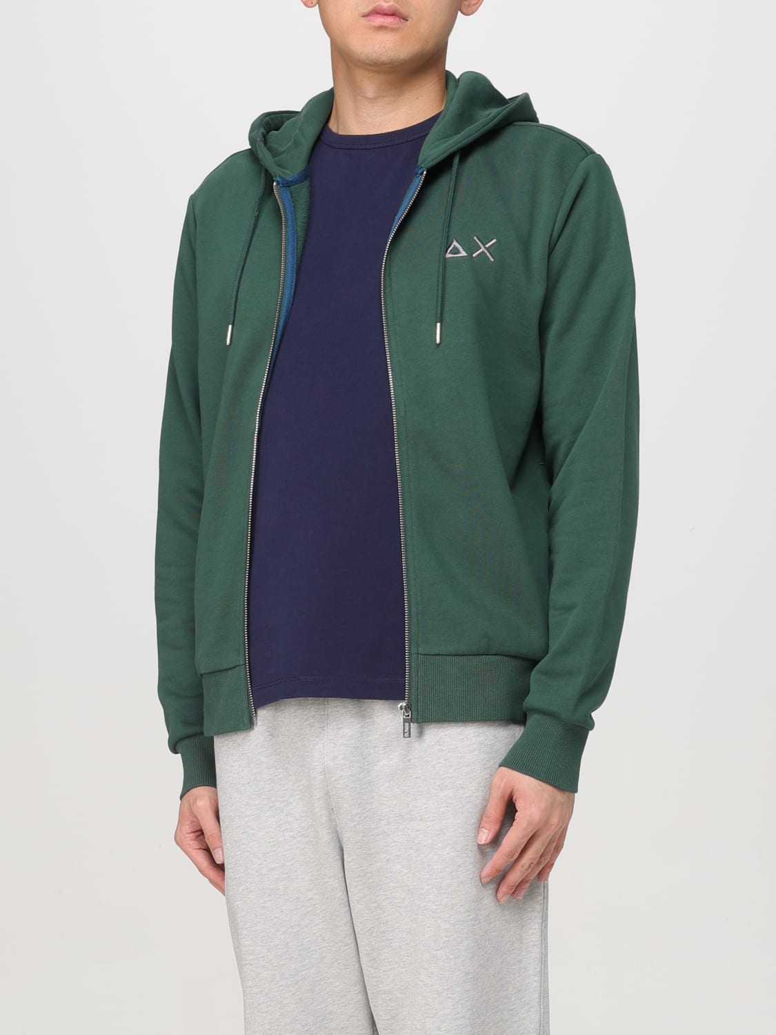 SUN68 SWEATSHIRT: Sweater men SUN68, Green - Img 3