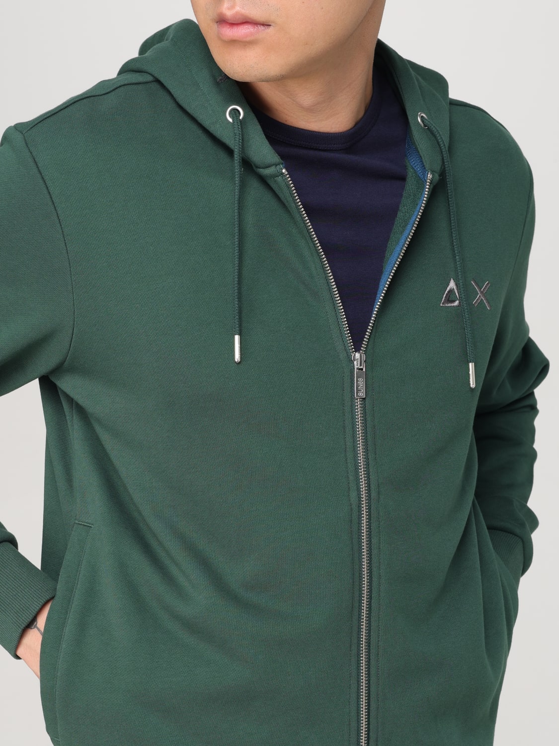 SUN68 SWEATSHIRT: Sweater men SUN68, Green - Img 4