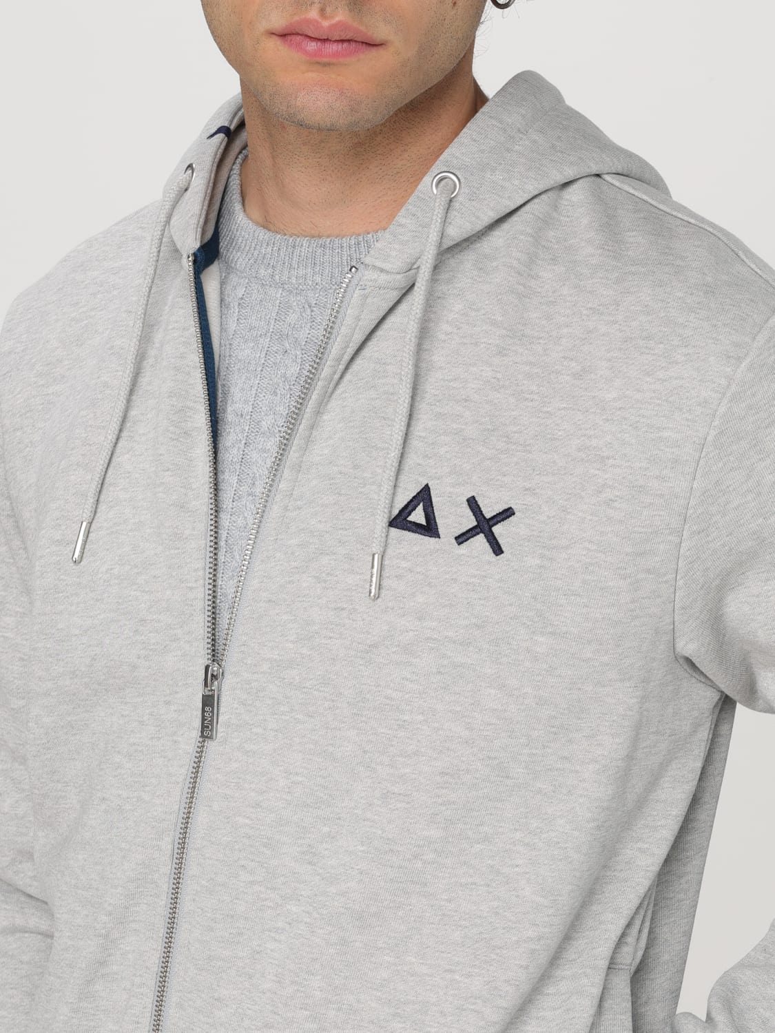 SUN68 SWEATSHIRT: Sweater men SUN68, Grey - Img 3