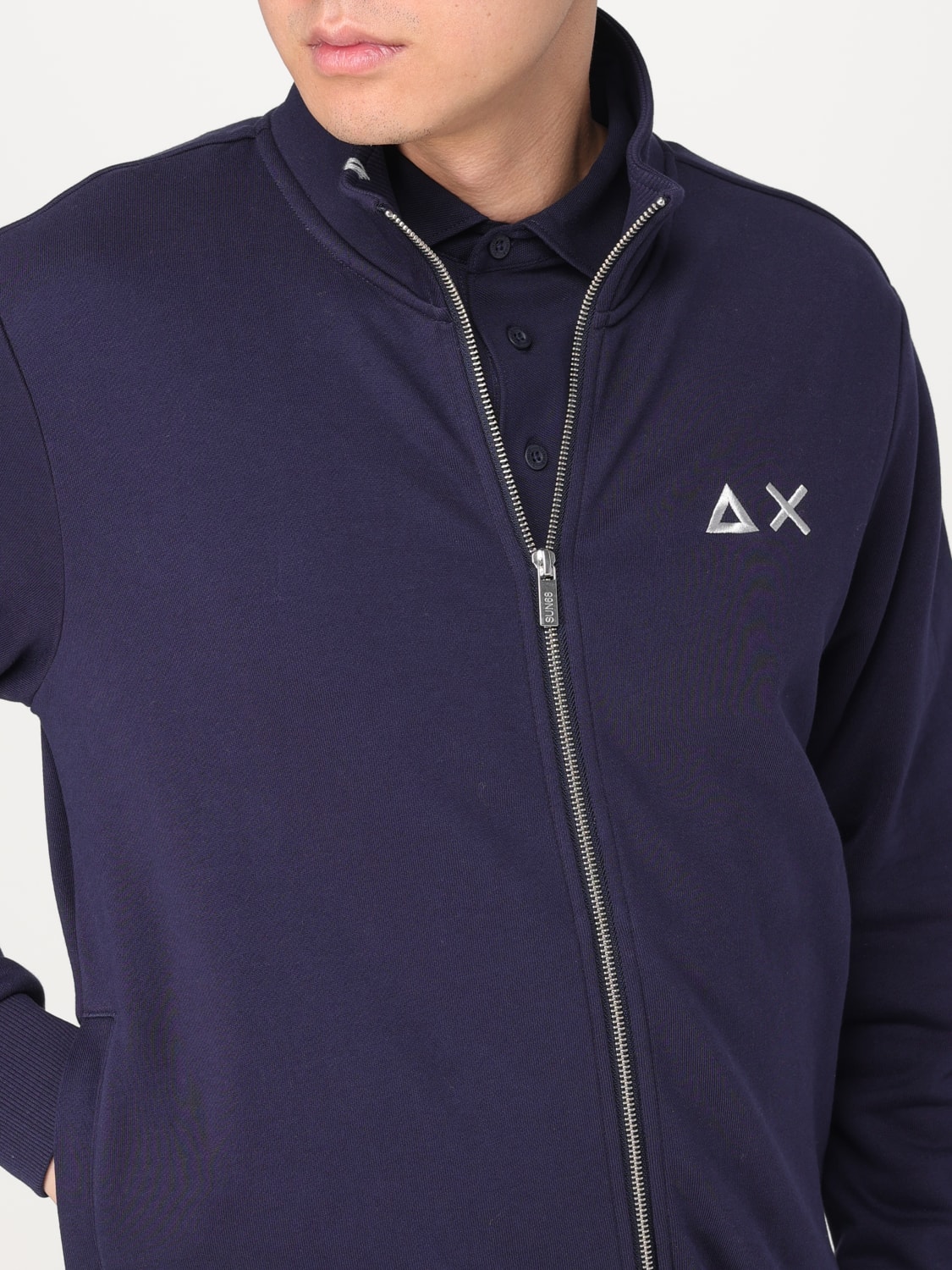 SUN68 SWEATSHIRT: Sweater men SUN68, Blue - Img 4