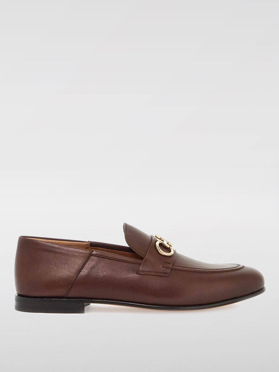 FERRAGAMO MOCASSINS: Mocassins homme Ferragamo, Cacao - Img 1