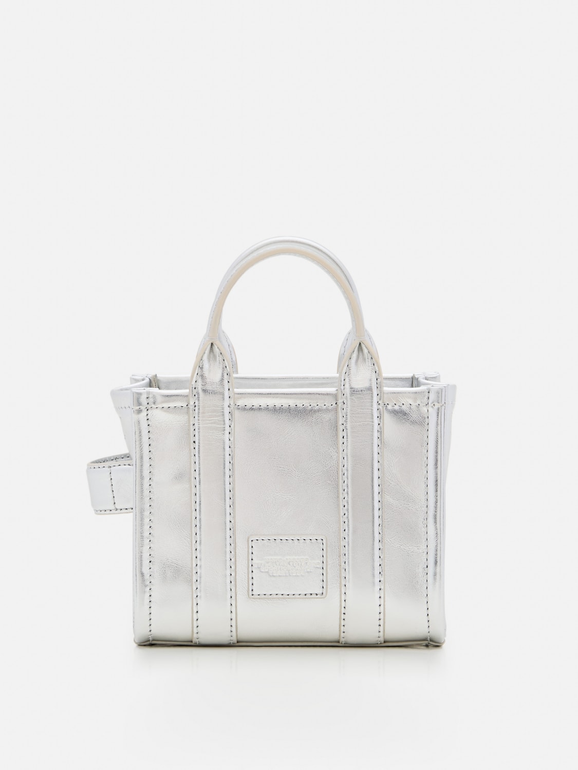 MARC JACOBS SAC CABAS: Sac porté épaule femme Marc Jacobs, Argent - Img 2