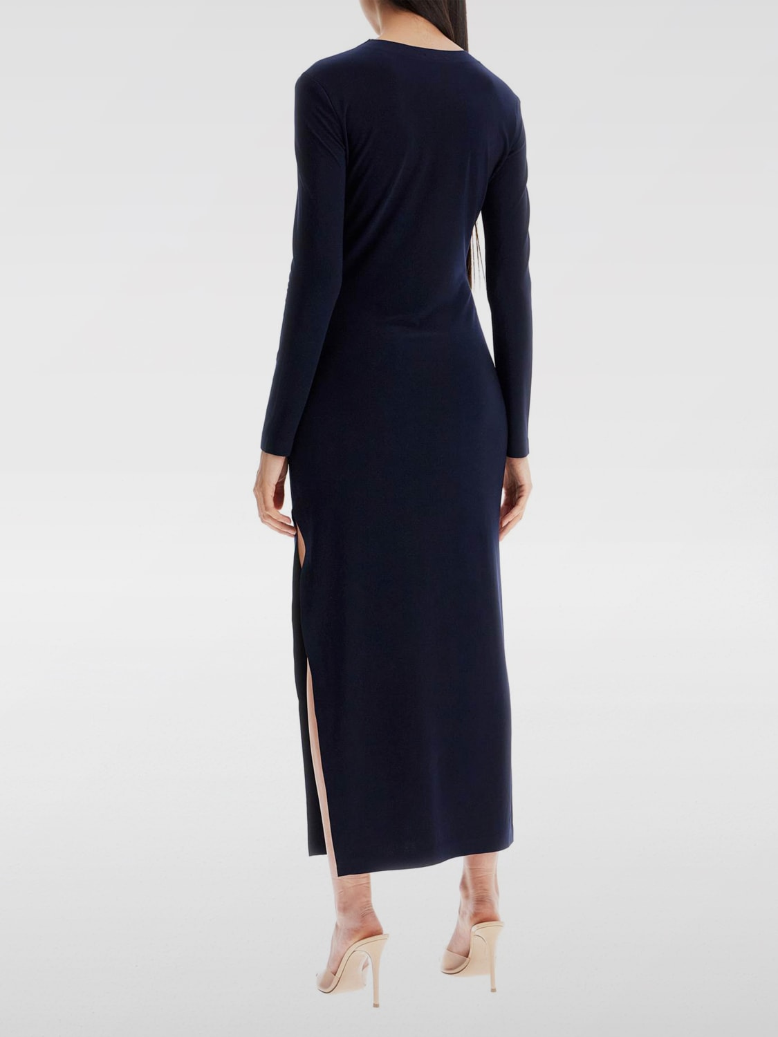 NORMA KAMALI: Dress woman - Navy | Norma Kamali dress