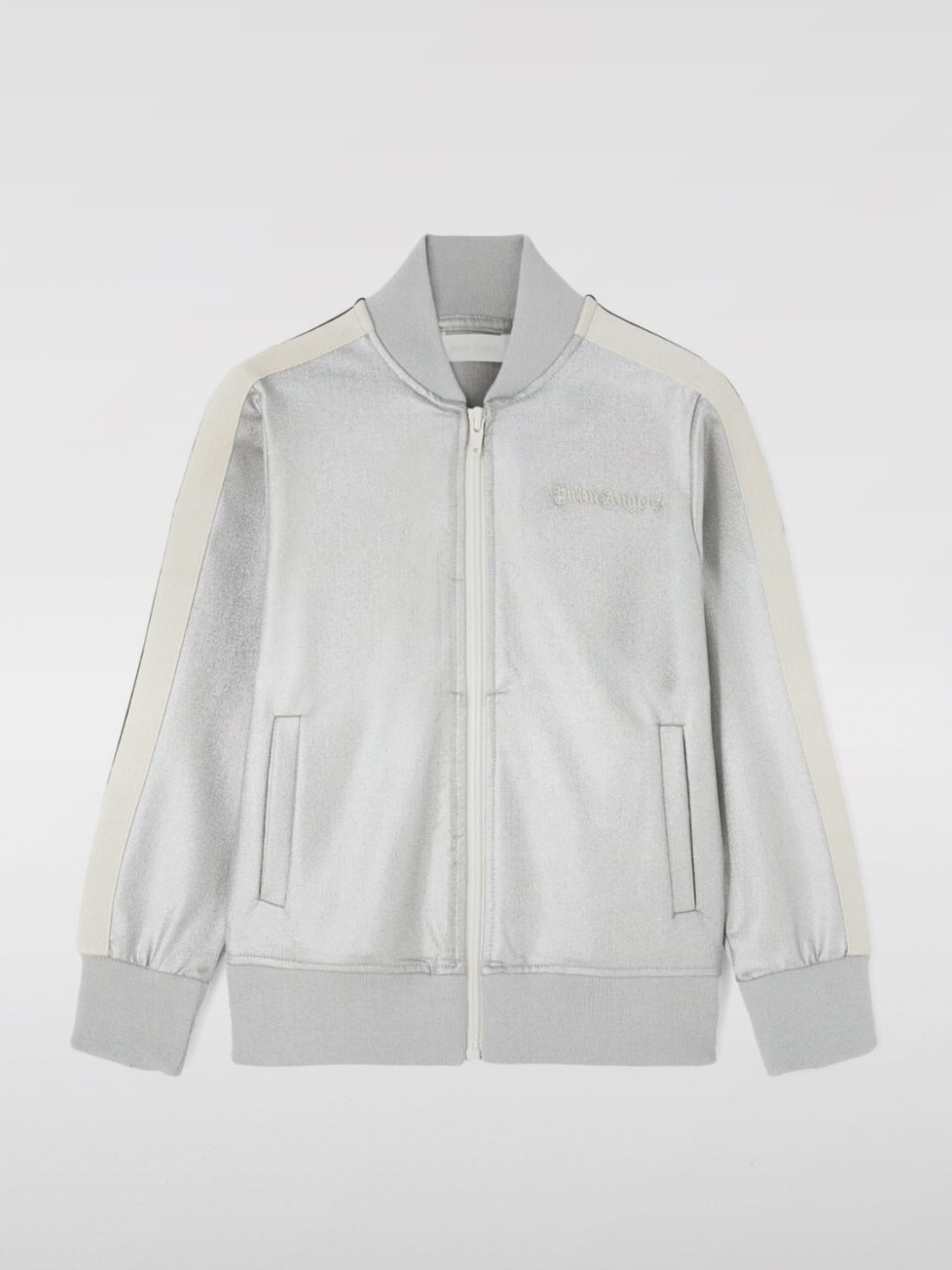 PALM ANGELS VESTE: Veste enfant Palm Angels, Argent - Img 1