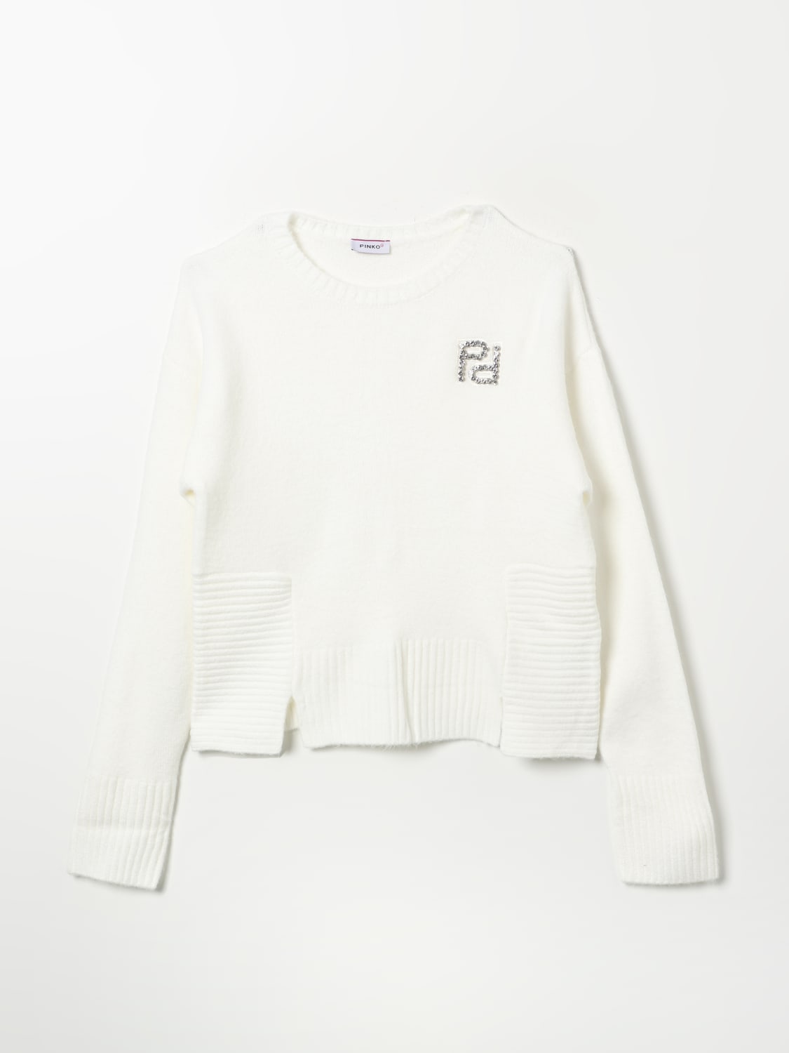 PINKO PULL: Pull enfant Pinko, Blanc - Img 1