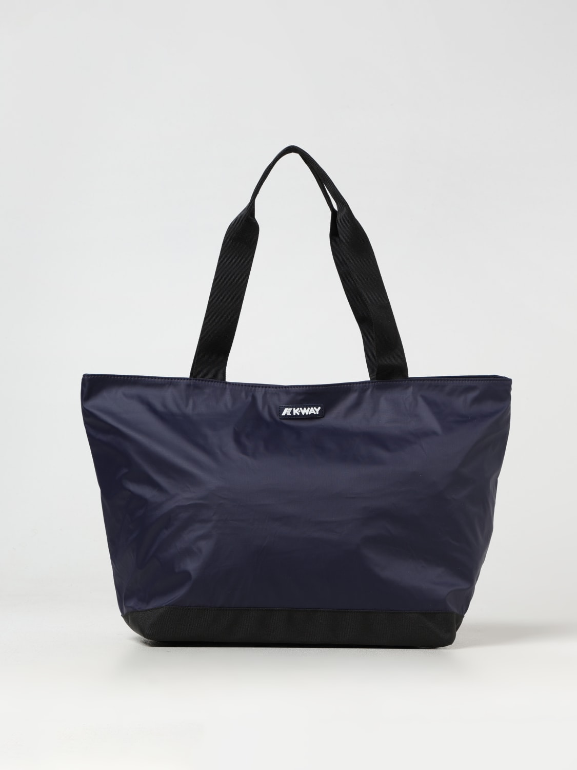 K-WAY SCHULTERTASCHE: Schultertasche damen K-way, Blau - Img 1
