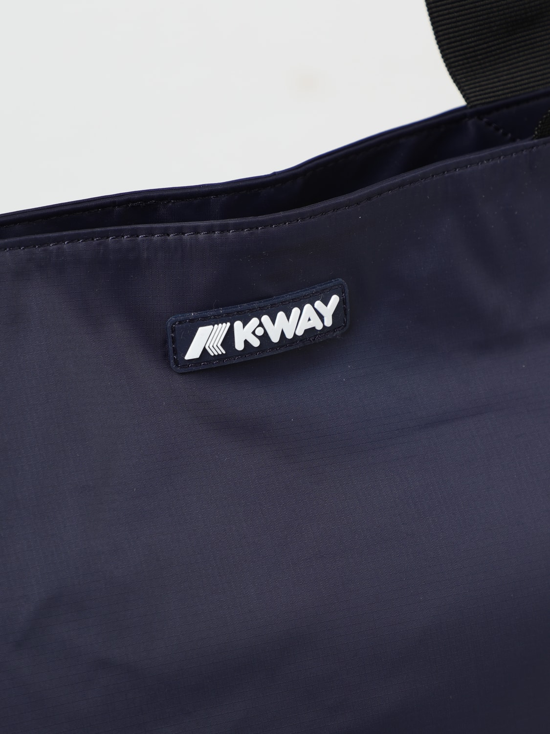 K-WAY SCHULTERTASCHE: Schultertasche damen K-way, Blau - Img 3