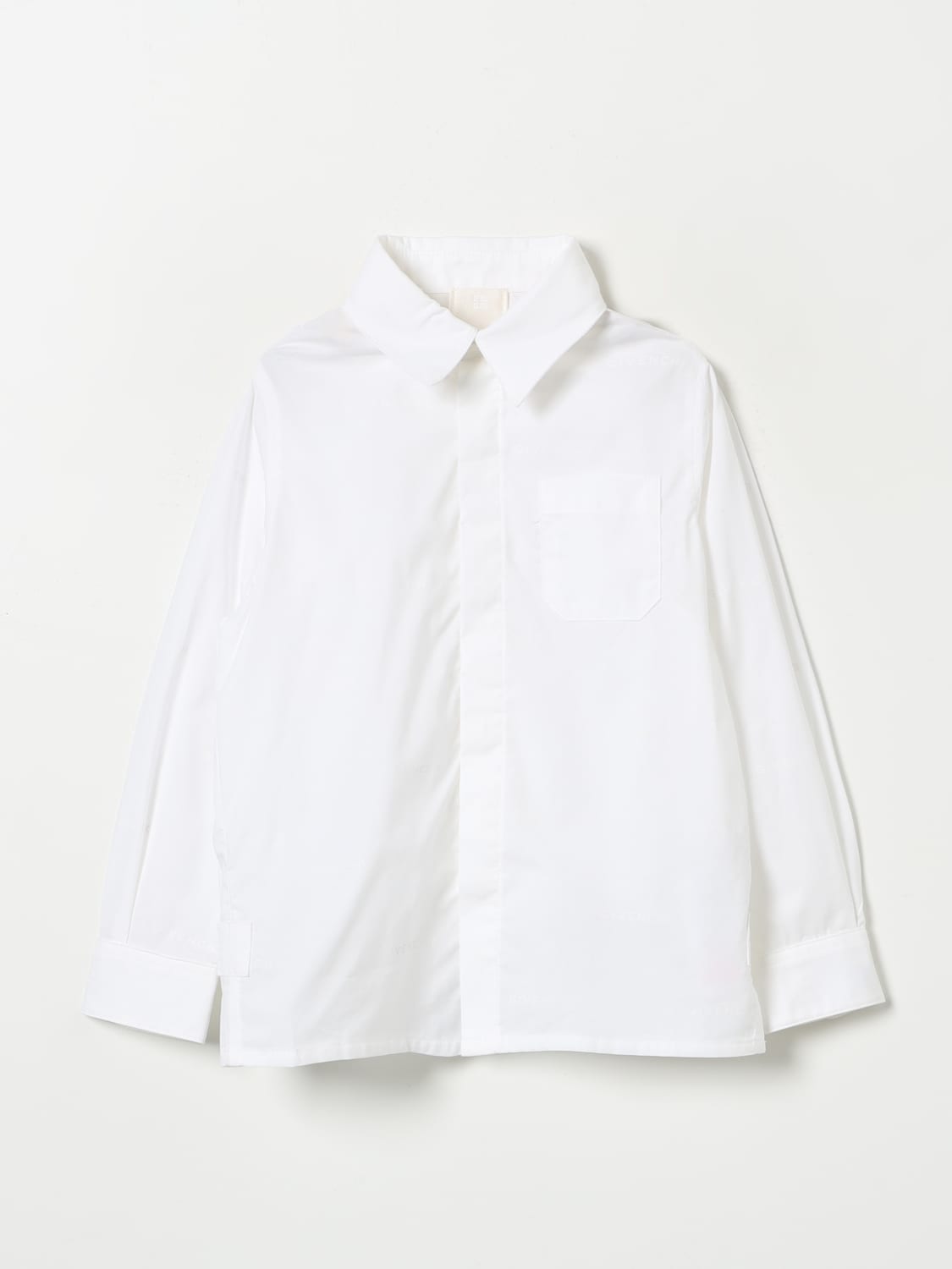 GIVENCHY SHIRT: Shirt kids Givenchy, White - Img 1