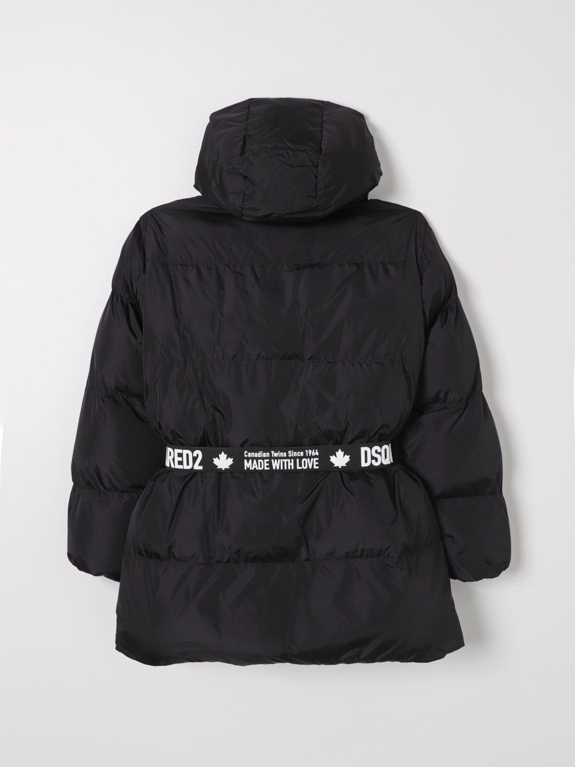 DSQUARED2 JACKE: Mantel kinder Dsquared2, Schwarz - Img 2