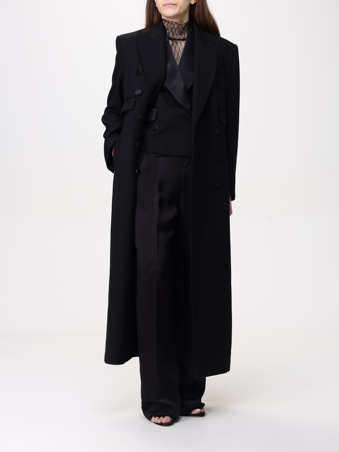 DOLCE & GABBANA WAISTCOAT: Waistcoat woman Dolce & Gabbana, Black - Img 2