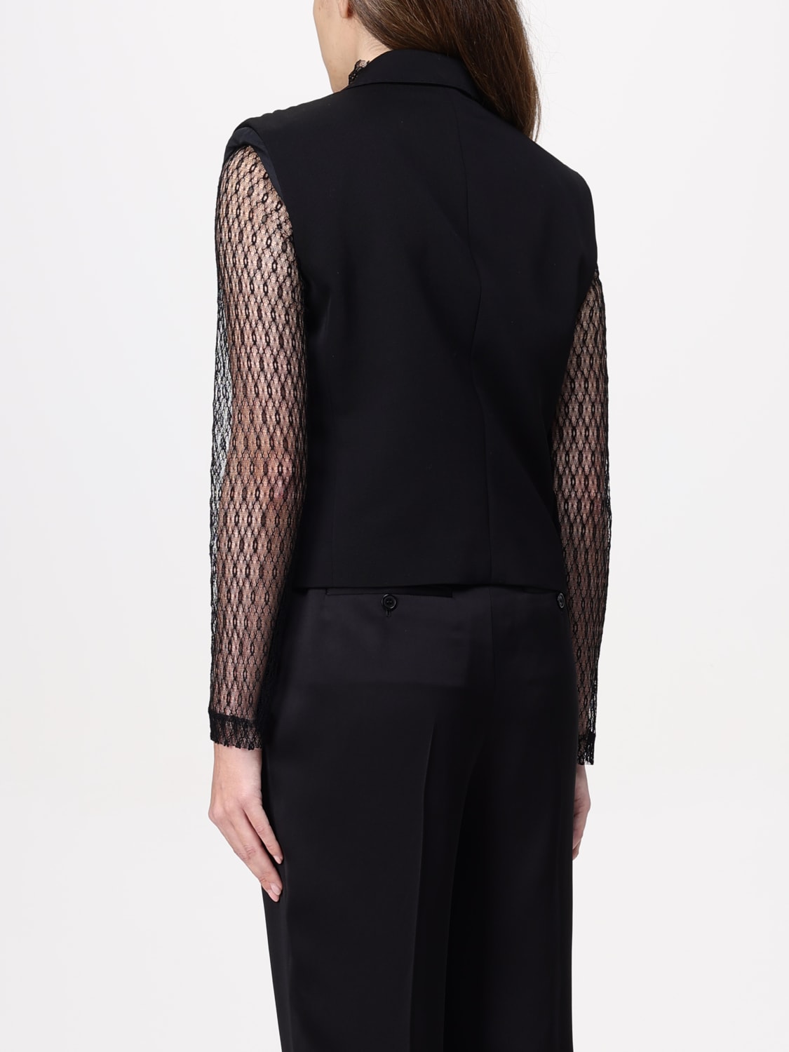 DOLCE & GABBANA WAISTCOAT: Waistcoat woman Dolce & Gabbana, Black - Img 3