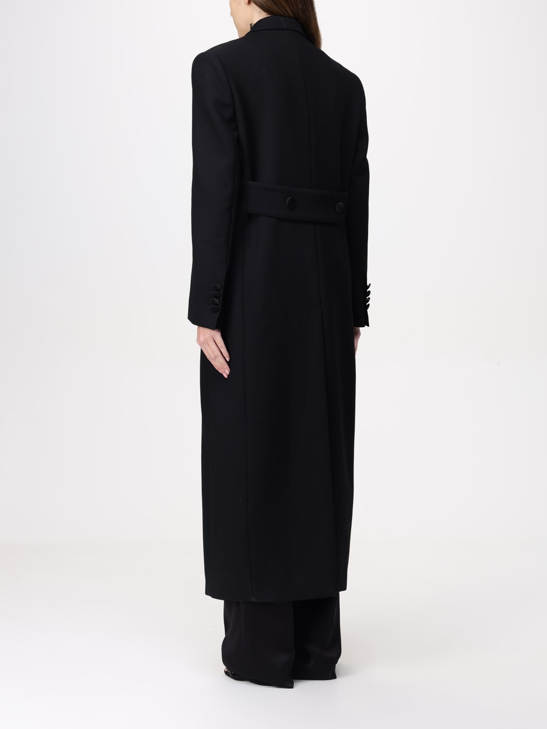 DOLCE & GABBANA COAT: Trench coat woman Dolce & Gabbana, Black - Img 3