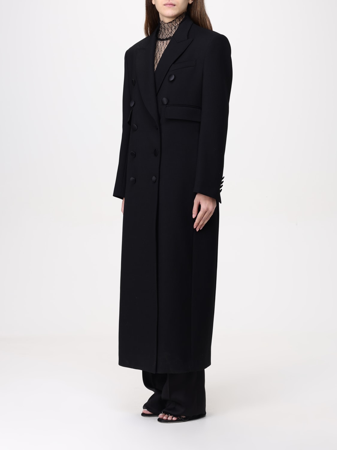 DOLCE & GABBANA COAT: Trench coat woman Dolce & Gabbana, Black - Img 4