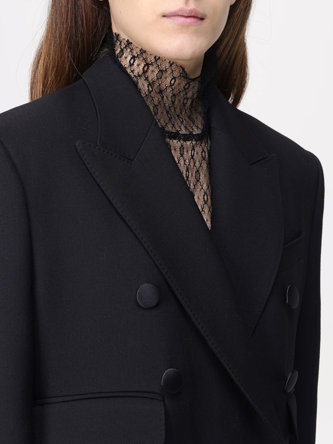 DOLCE & GABBANA COAT: Trench coat woman Dolce & Gabbana, Black - Img 5